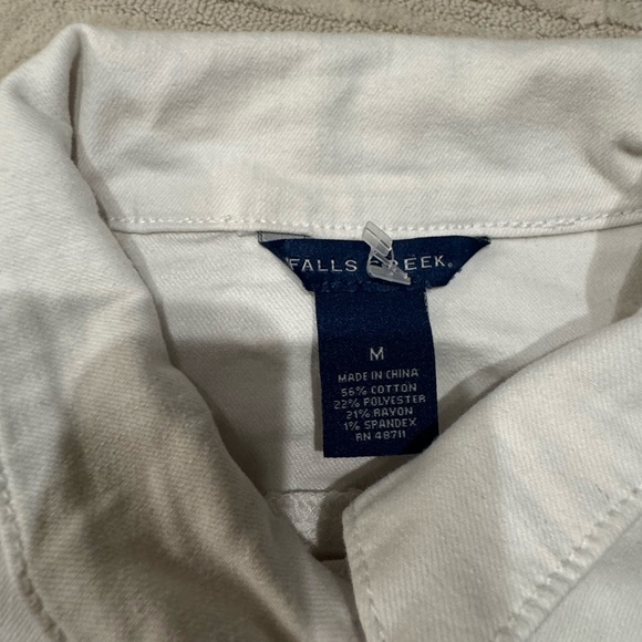 White jean jacket - Picture 2 of 2